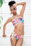 SENIA  bardot off shoulder micro thong bikini set sale