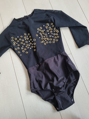 BLING IT ON black jewelled embellished mesh bodysuit sample sale