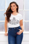 Signature lady fit logo cotton t-shirt