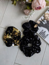 RAZZLE DAZZLE luxury oversize sequin hair scrunchie gift set