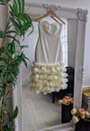BLOSSOM Ivory bridal ladies day sweetheart midi dress rtw