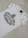 Signature lady fit logo white cotton t-shirt