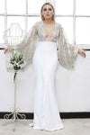 BLOSSOM Ivory bridal ladies day sweetheart midi dress rtw